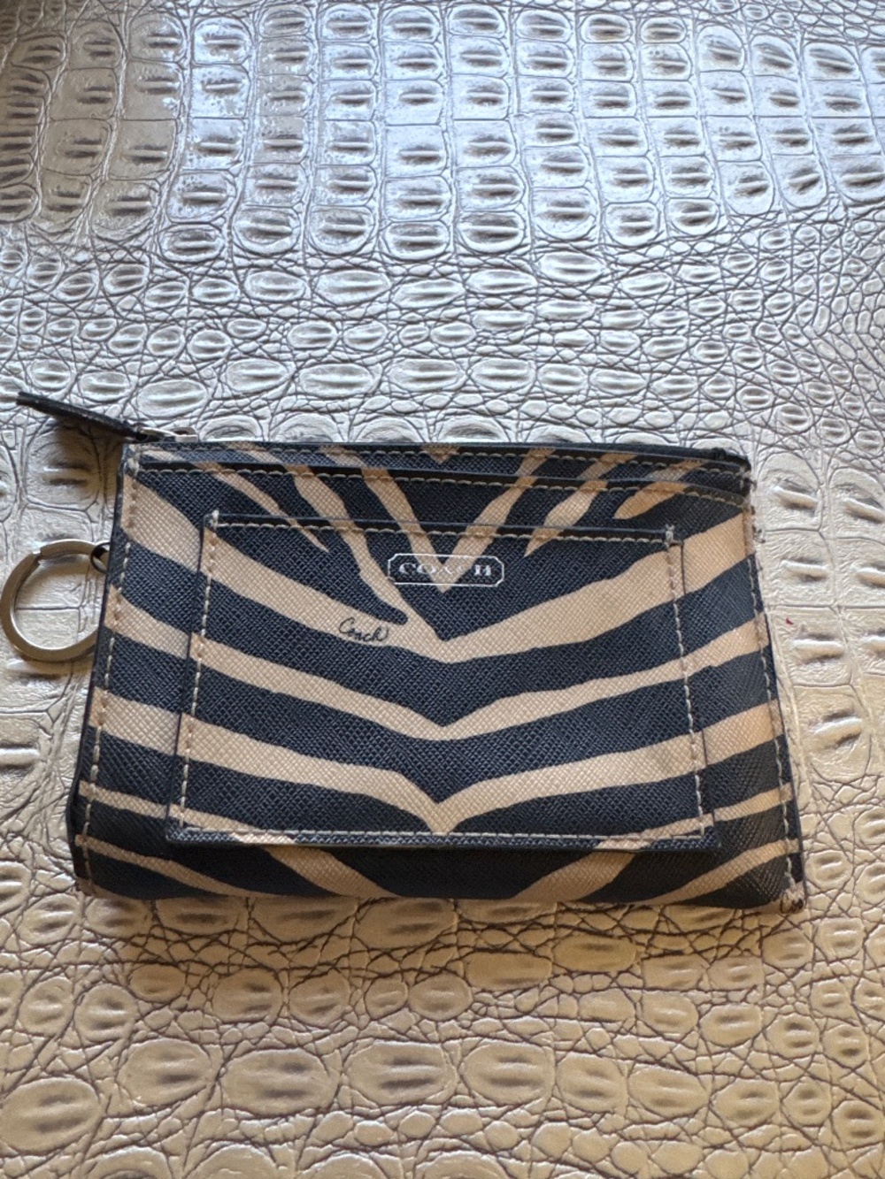 Coach keychain wallet